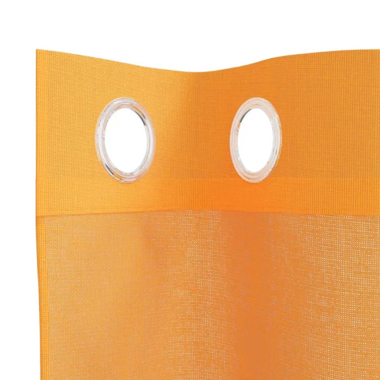 Rõngastihendiga kardinad 2 tk Oranž 140x300 cm - Image 5
