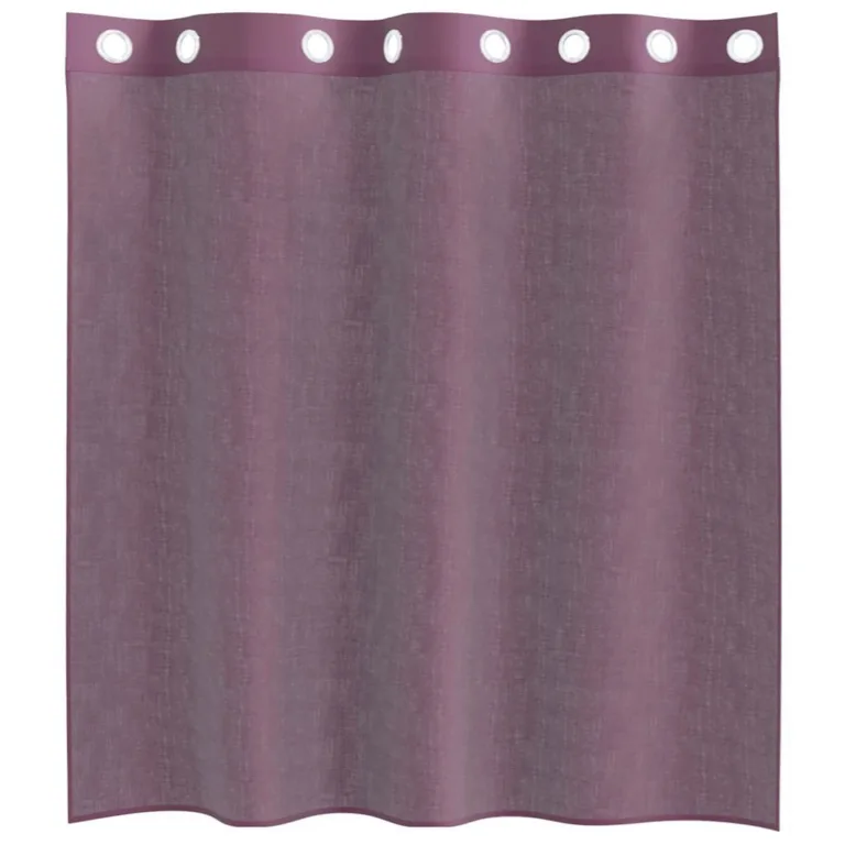 Voile kardinad rõngastega 2 tk Lilla 140x140 cm - Image 4