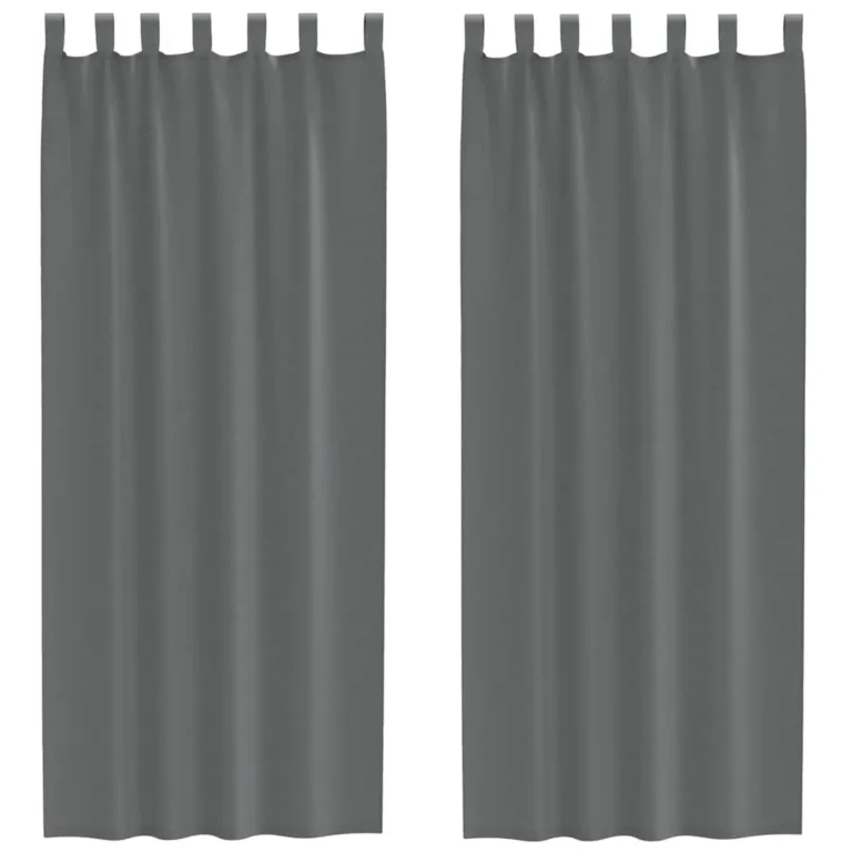 Aasadega Voile kardinad 2 tk Tumehall 140x260 cm - Image 2