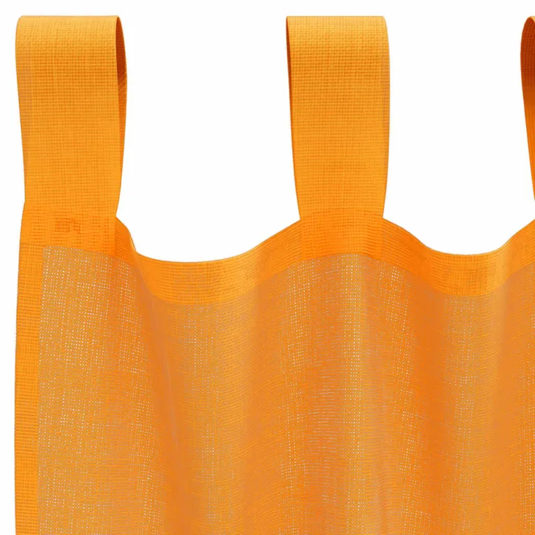 Aasadega Voile kardinad 2 tk Oranž 140x245 cm - Image 5