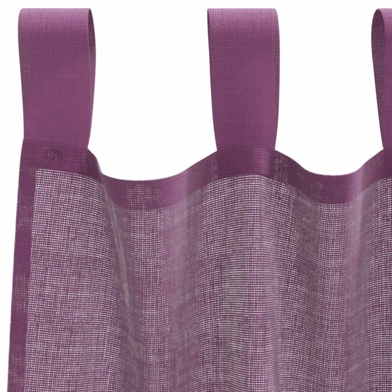 Aasadega Voile kardinad 2 tk Lilla 140x245 cm - Image 5