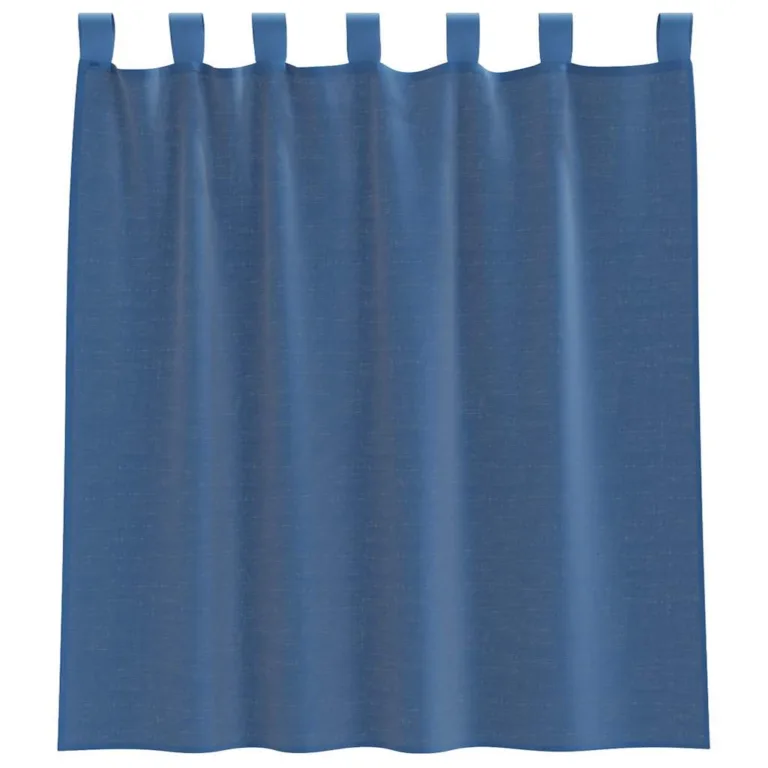 Aasadega Voile kardinad 2 tk Helehall 140x260 cm - Image 4