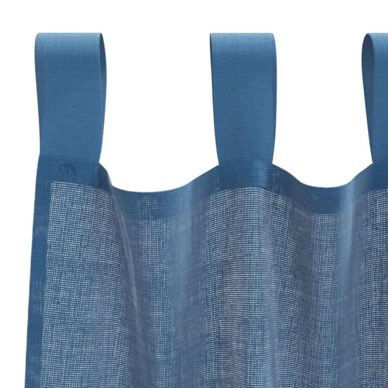 Aasadega Voile kardinad 2 tk Royal Blue 140x245 cm - Image 5
