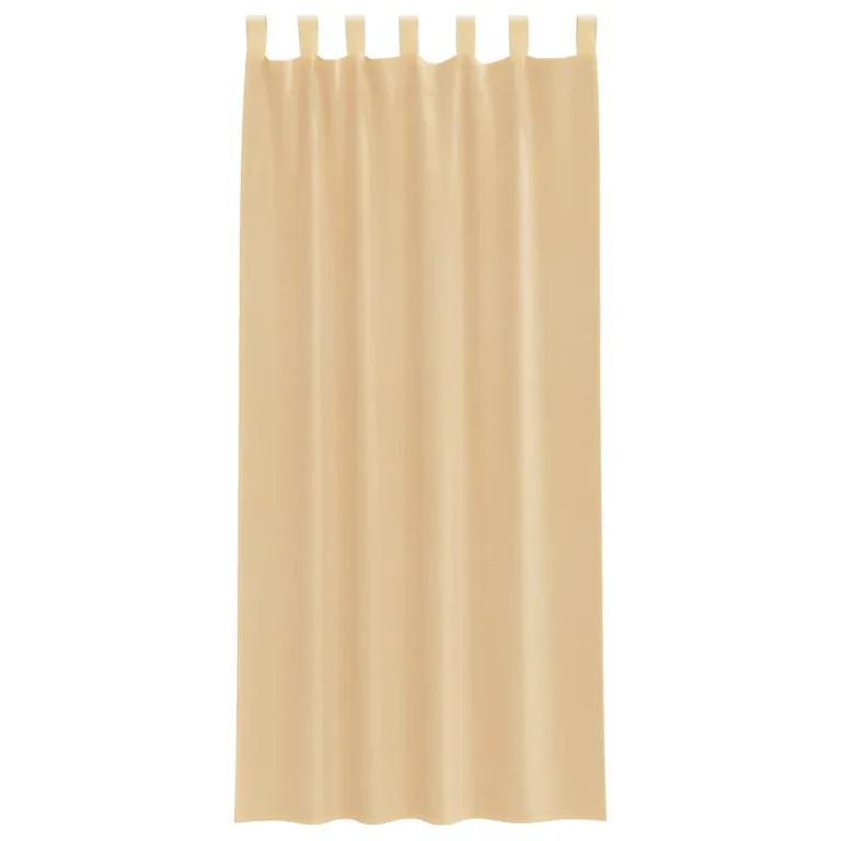 Aasadega Voile kardinad 2 tk Liiv 140x245 cm - Image 4