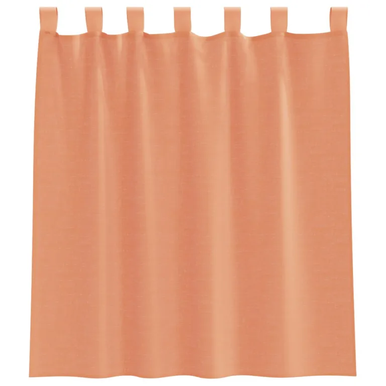 Aasadega Voile kardinad 2 tk terrakota 140x140 cm - Image 4