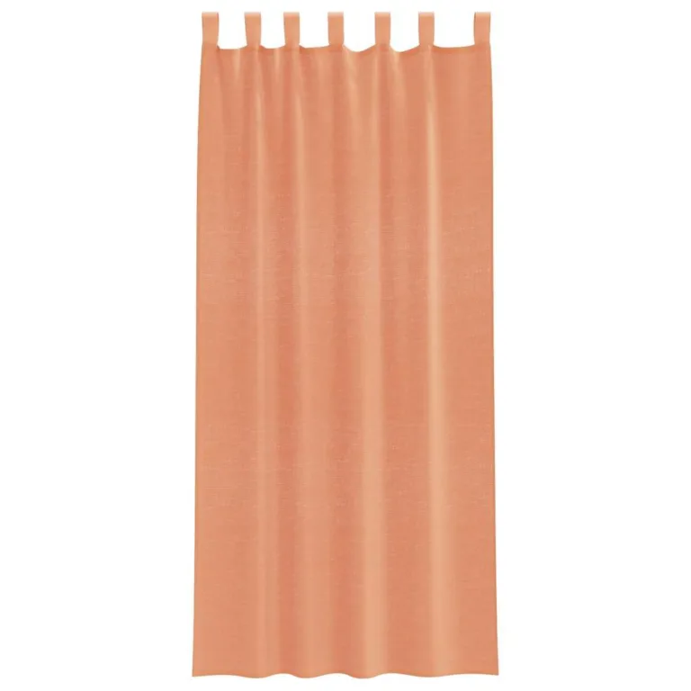 Aasadega Voile kardinad 2 tk terrakota 140x225 cm - Image 4