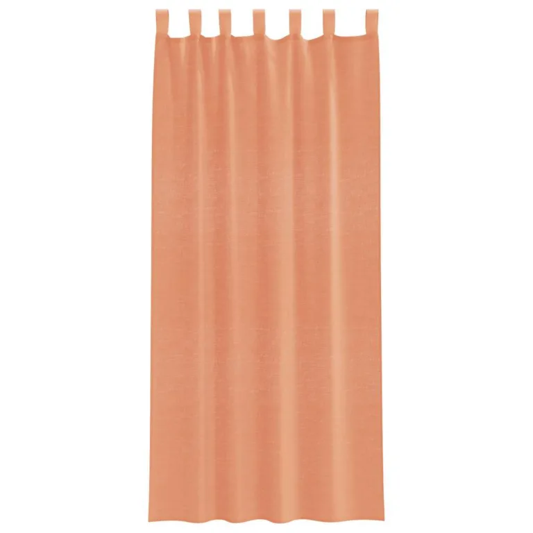 Aasadega Voile kardinad 2 tk terrakota 140x245 cm - Image 4