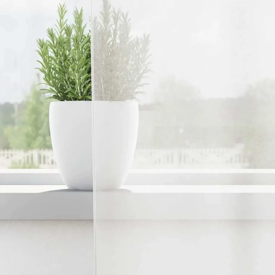 Aasadega Voile kardinad 2 tk valge 140×140 cm – 3