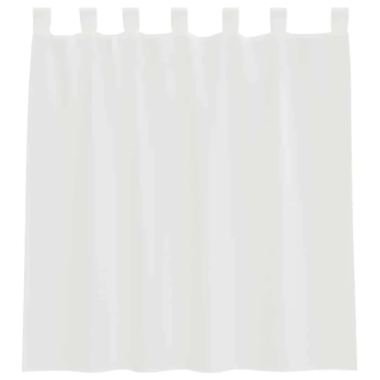 Aasadega Voile kardinad 2 tk valge 140x140 cm - Image 4
