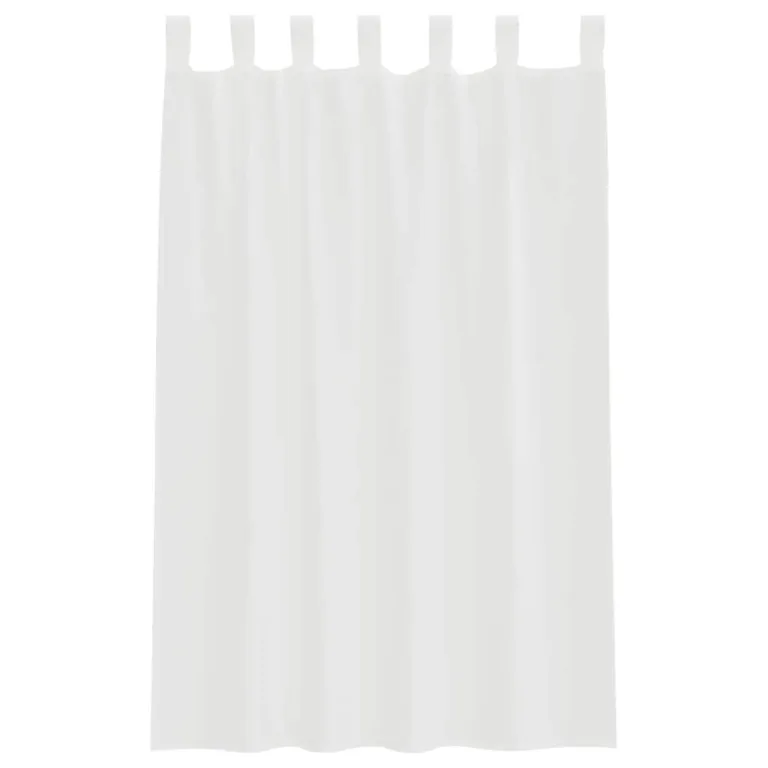 Aasadega Voile kardinad 2 tk valge 140x175 cm - Image 4
