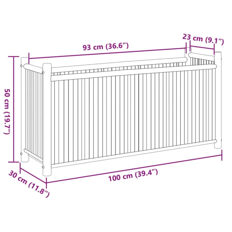 100 x 30 x 50 cm
