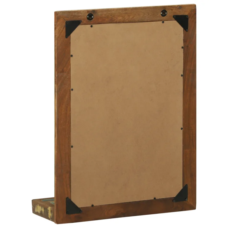 Vannitoa peegel 50x22x70 cm Tugev puidust taastatud