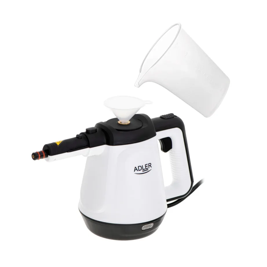 Adler AD 7038 valge/must 1200 W käsiaurupuhasti, 0,45 l veepaak, 3,5 bar – 7