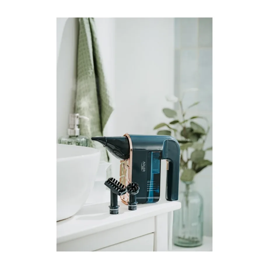 Adler AD 7050 roheline/sinine käeshoitav aurupuhasti 1200 W, 3,5 bar, 0,12 L veepaak – 2