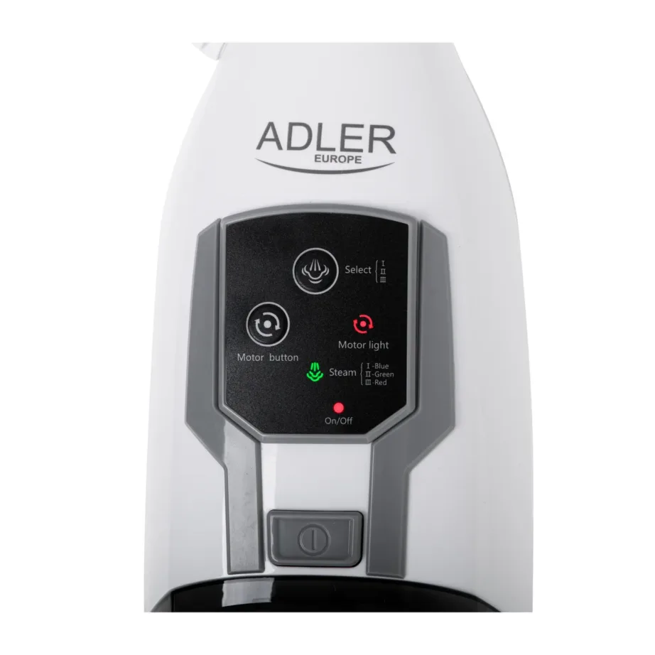 Adler AD 7052 valge juhtmega elektriline aurupesumopp pesemisfunktsiooniga ja 0,55 l veepaagiga – 4