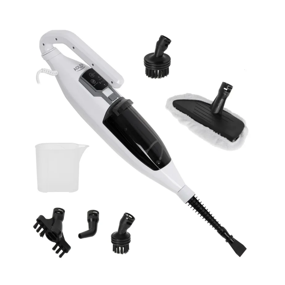 Adler AD 7052 valge juhtmega elektriline aurupesumopp pesemisfunktsiooniga ja 0,55 l veepaagiga – 5