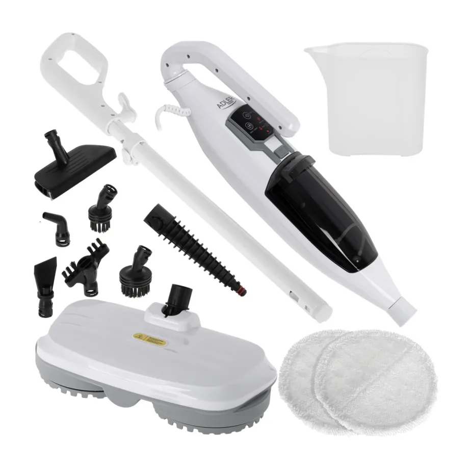 Adler AD 7052 valge juhtmega elektriline aurupesumopp pesemisfunktsiooniga ja 0,55 l veepaagiga – 6