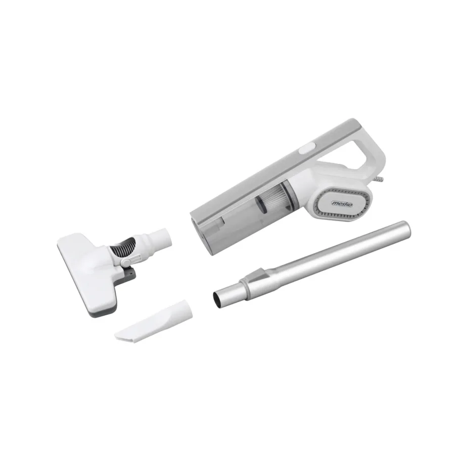 Adler MS 7058 valge vertikaalne tolmuimeja konteineriga, 400 W, 8,35 m tööraadius – 5