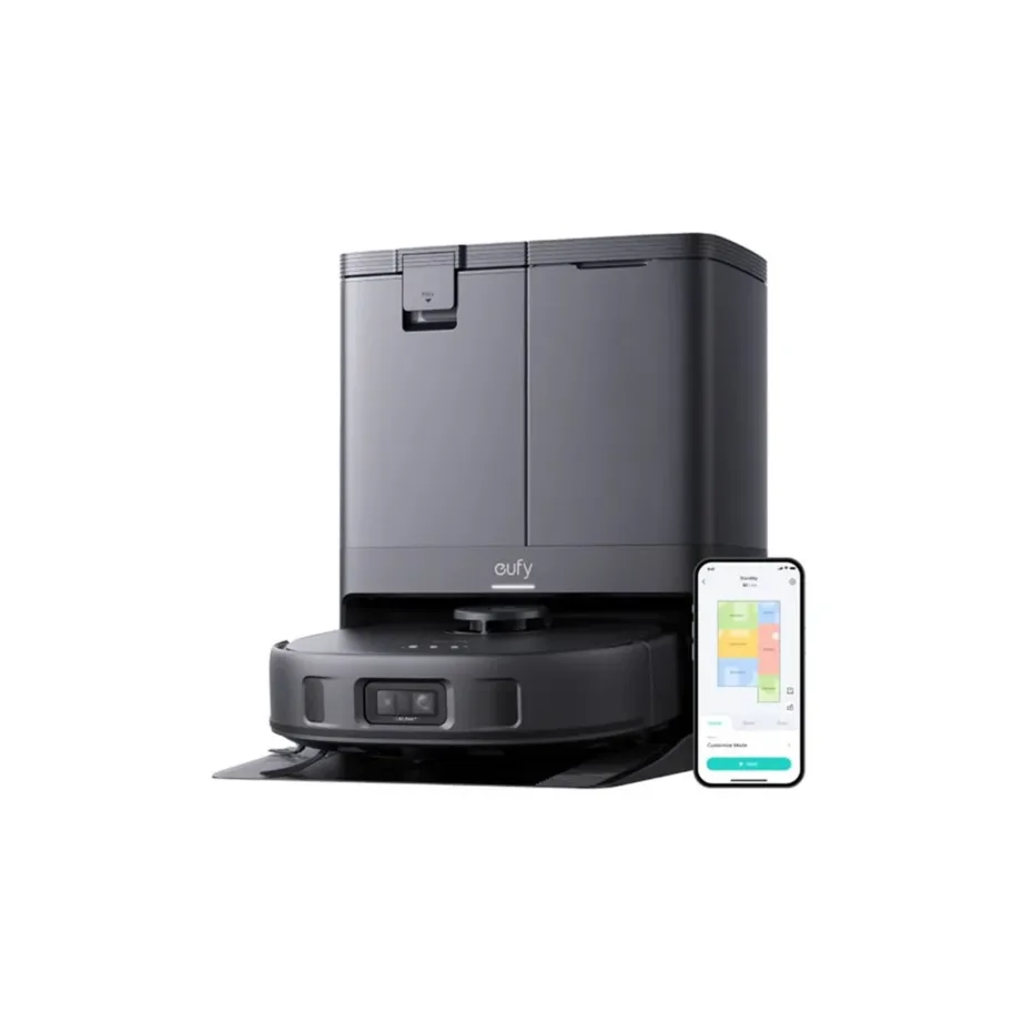 Anker Eufy X10 Pro Omni must robottolmuimeja mopiga, 8000 Pa, 2,5 L tolmupaagiga – 8