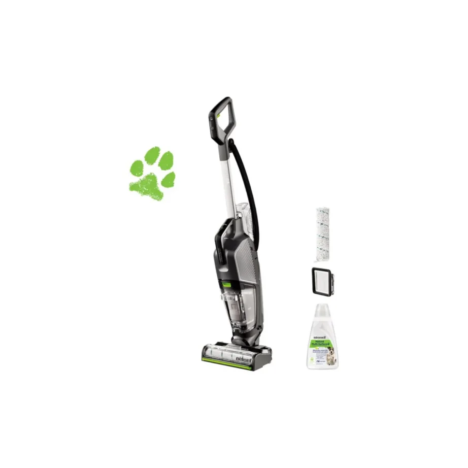 Bissell 3527N Crosswave HydroSteam Pet Select titaan/must/helehall/lime juhtmega märg- ja kuivpõrandapesur 1100 W – 6