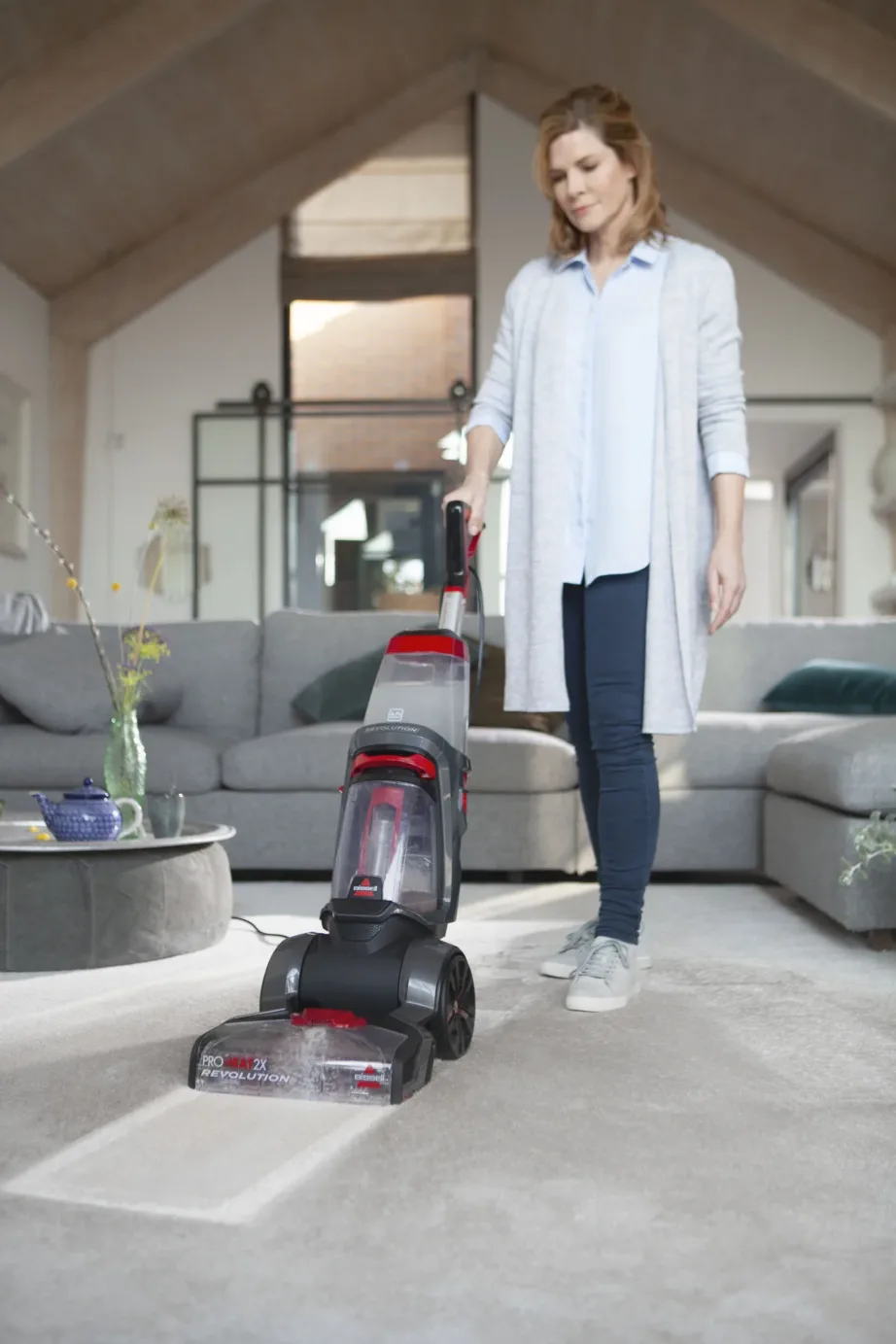 Bissell ProHeat 2x Revolution punane/titaan vaibapesur 800 W 3,7 L 32 cm – 14