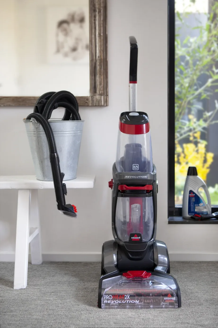 Bissell ProHeat 2x Revolution punane/titaan vaibapesur 800 W 3,7 L 32 cm – 8