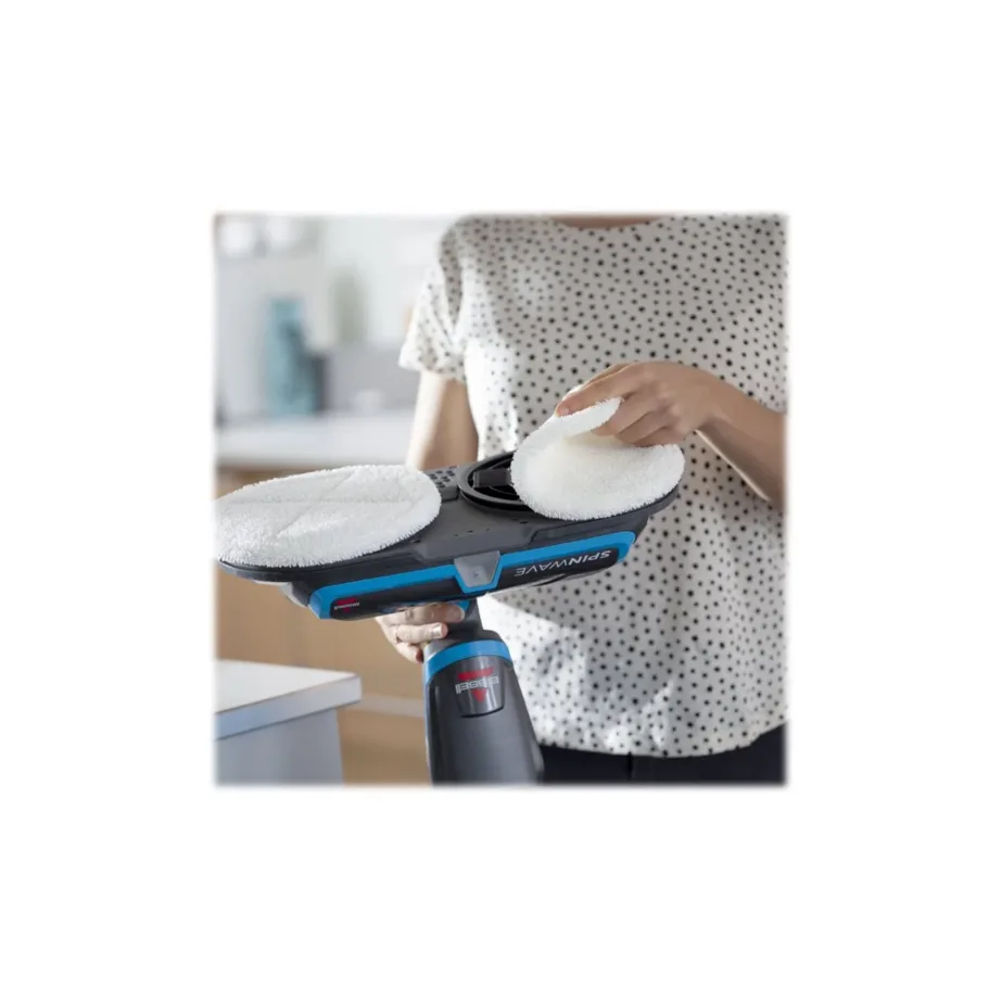 Bissell SpinWave juhtmevaba elektriline mop 18 V, 41 cm, sinine/titaan kõvapõrandate pesuks – 14