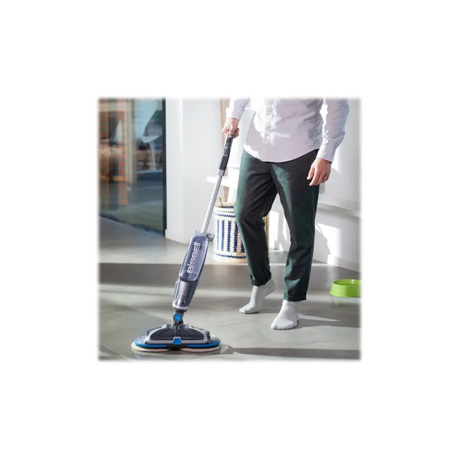Bissell SpinWave juhtmevaba elektriline mop 18 V, 41 cm, sinine/titaan kõvapõrandate pesuks – 6