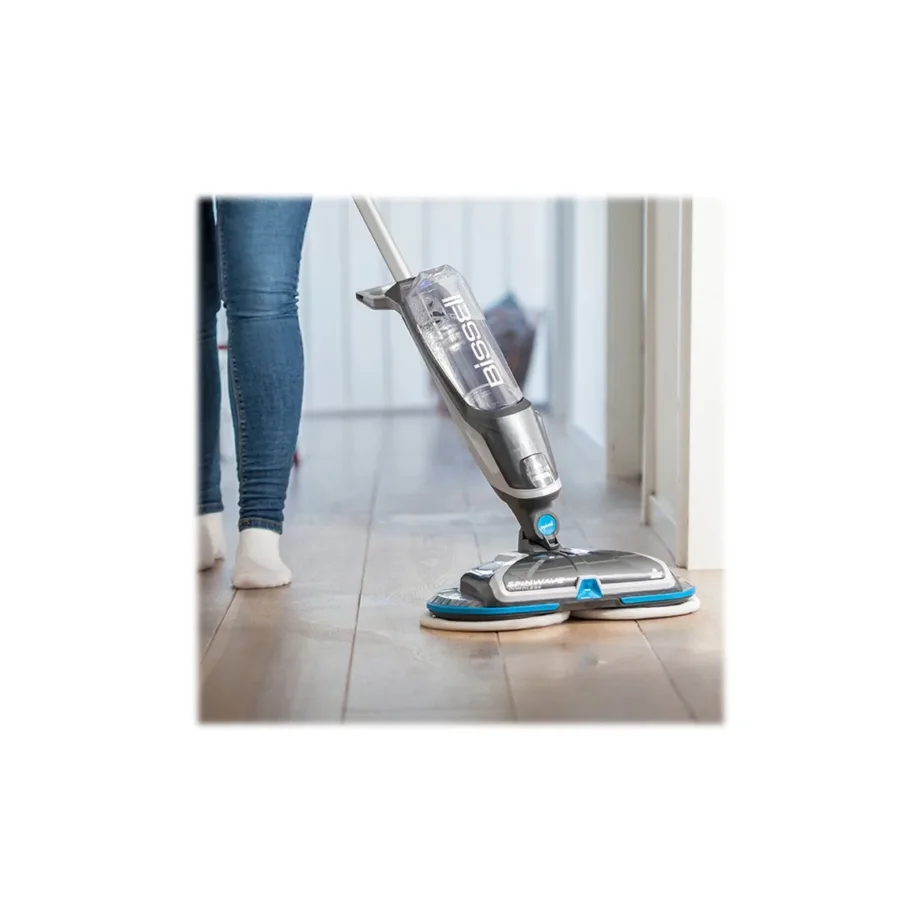 Bissell SpinWave juhtmevaba elektriline mop 18 V, 41 cm, sinine/titaan kõvapõrandate pesuks – 9