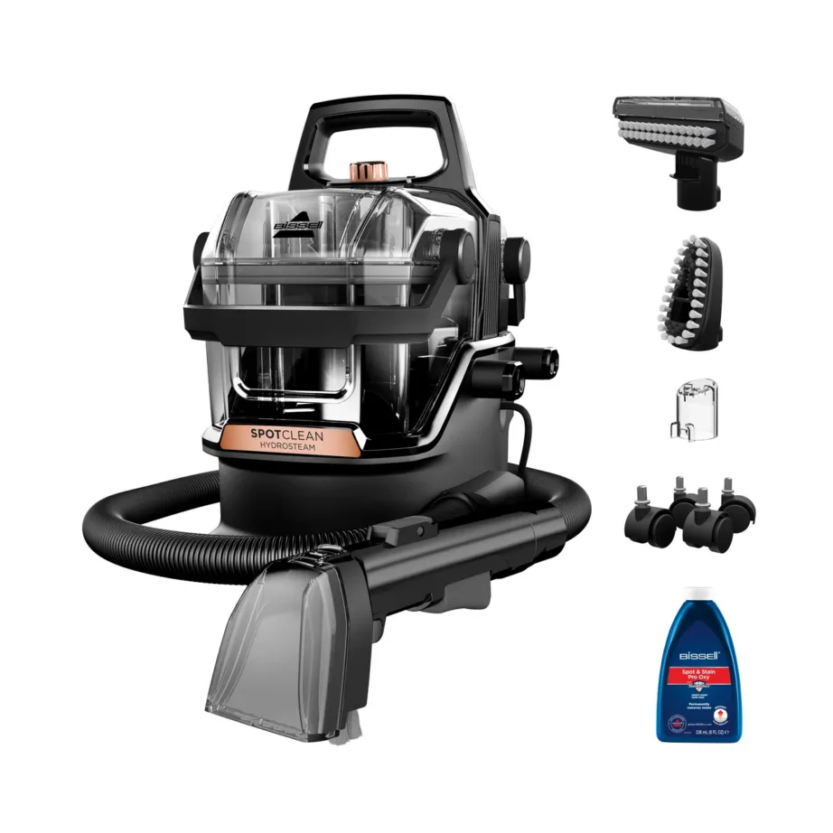 Bissell SpotClean HydroSteam Pro must 1000 W kaasaskantav vaiba- ja polstripuhasti 1,9 L