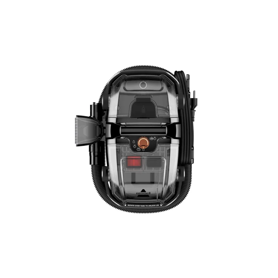 Bissell SpotClean HydroSteam Pro must 1000 W kaasaskantav vaiba- ja polstripuhasti 1,9 L – 5