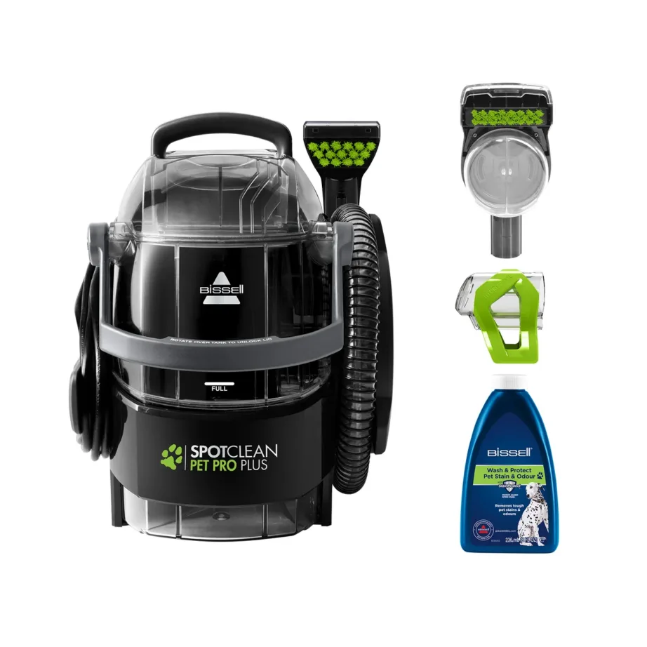 Bissell SpotClean Pet Pro Plus 37252 must/titaan käsipesur vaipadele ja polstrile 750 W – 5