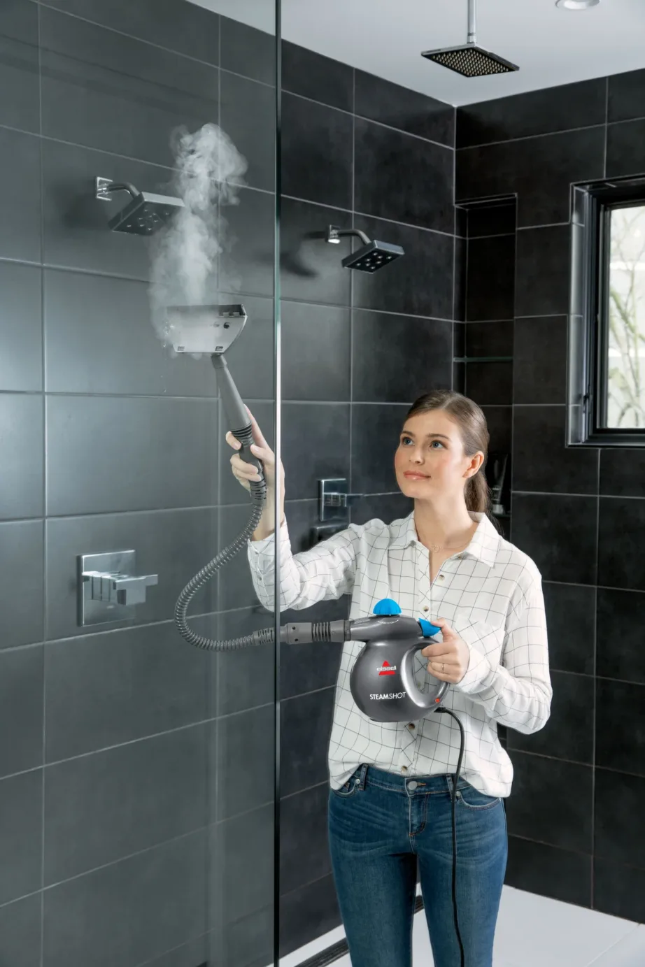 Bissell SteamShot 1050 W sinine/titaan käsiaurupuhasti 0,36 l veepaagiga – 4