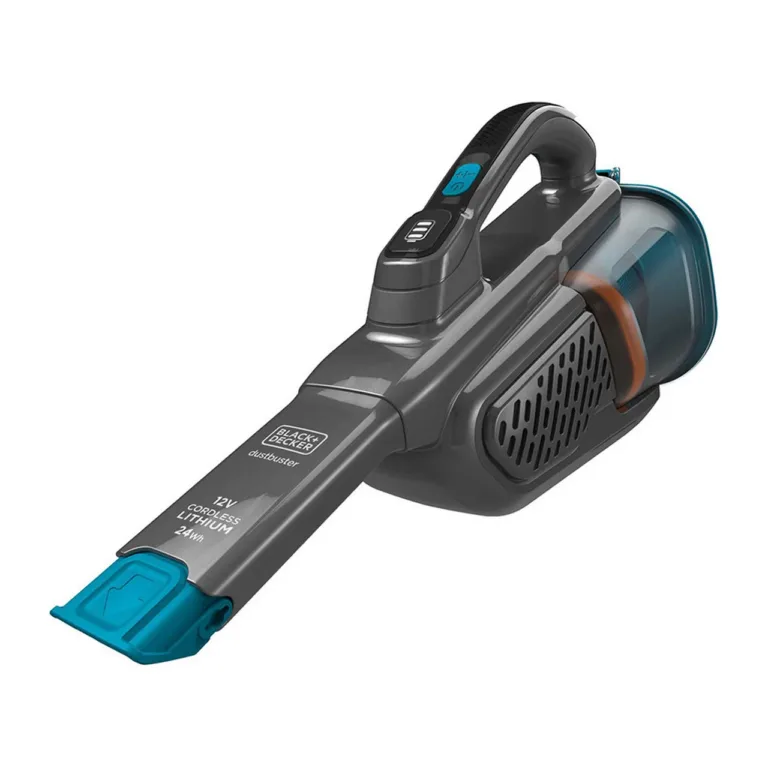 BLACK+DECKER juhtmevaba käsitolmuimeja 12v külgvaates
