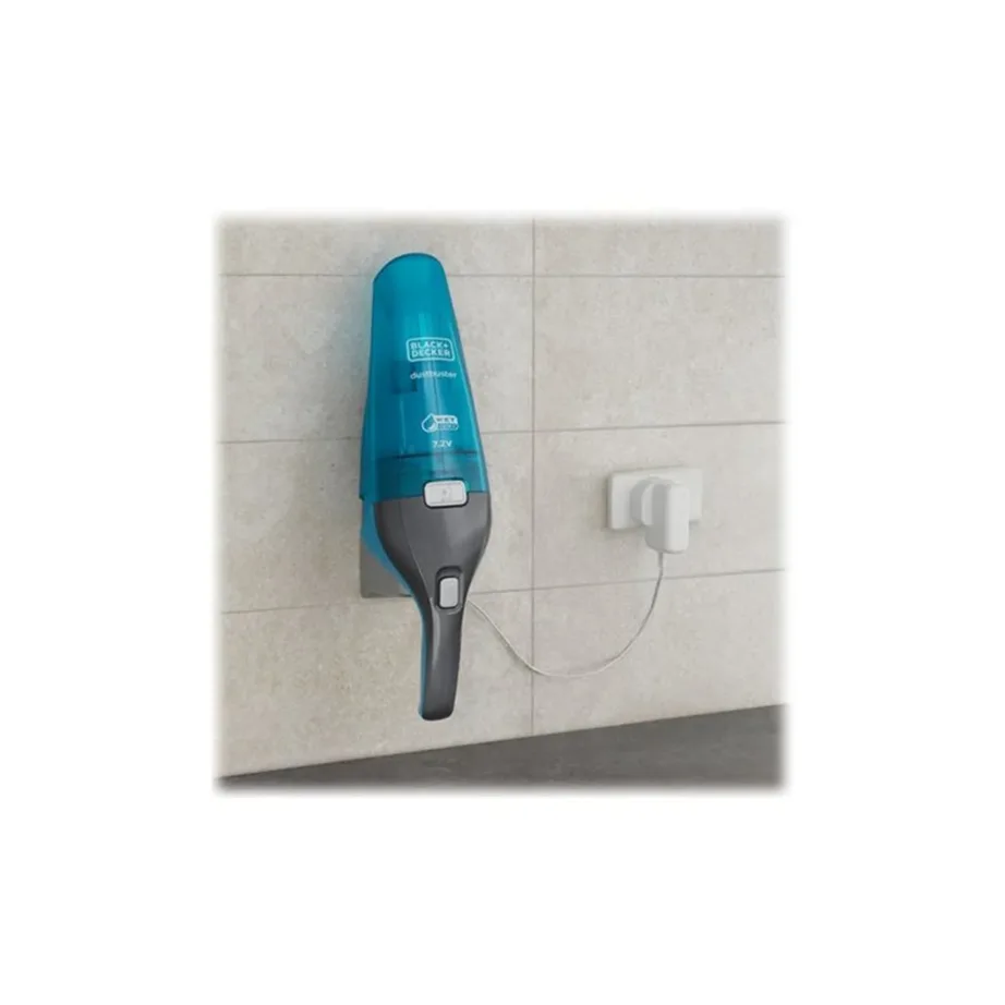 BLACK+DECKER WDC215WA-QW sinine juhtmevaba käsitolmuimeja märg- ja kuivpuhastuseks 7,2 V – 2