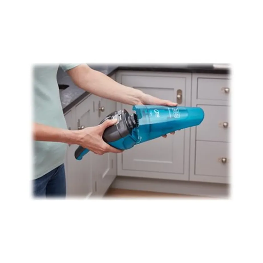 BLACK+DECKER WDC215WA-QW sinine juhtmevaba käsitolmuimeja märg- ja kuivpuhastuseks 7,2 V – 3