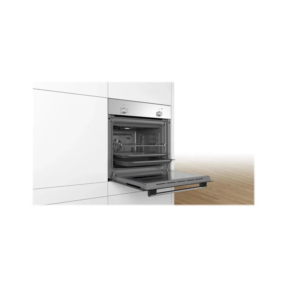 Bosch HBF010BR1S 66 L A roostevabast terasest sisseehitatav elektriahi, 59,5×59,4 cm, manuaalne puhastus – 5