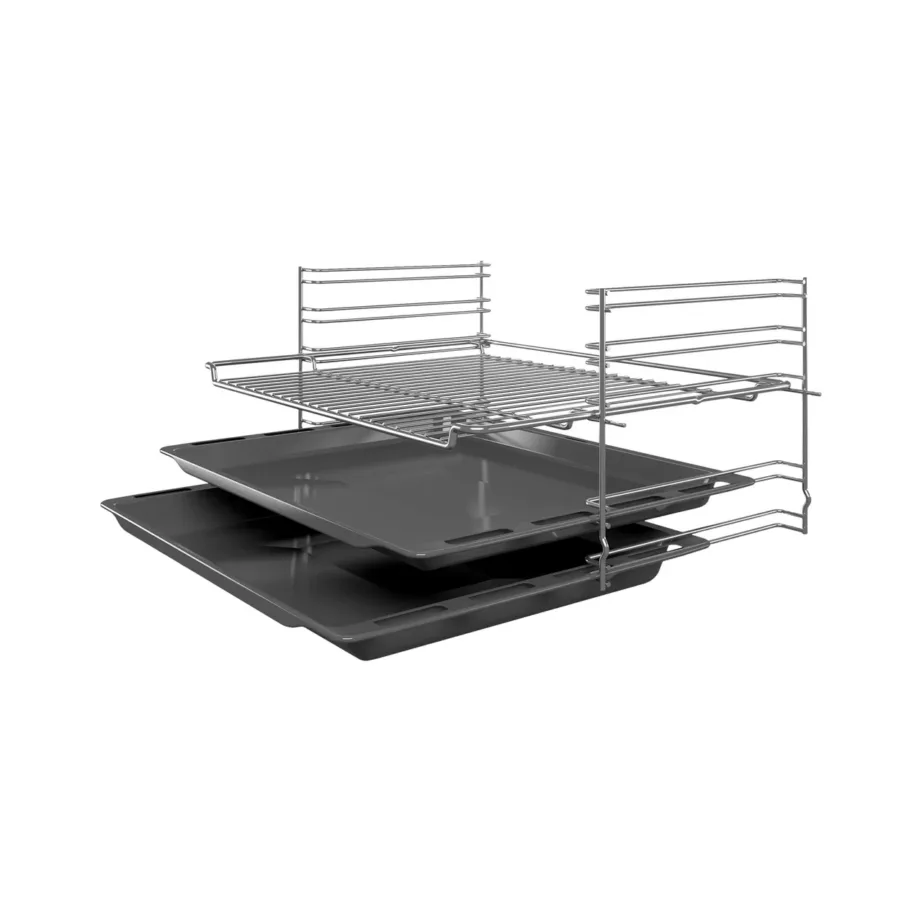 Bosch HBF010BR1S 66 L A roostevabast terasest sisseehitatav elektriahi, 59,5×59,4 cm, manuaalne puhastus – 6