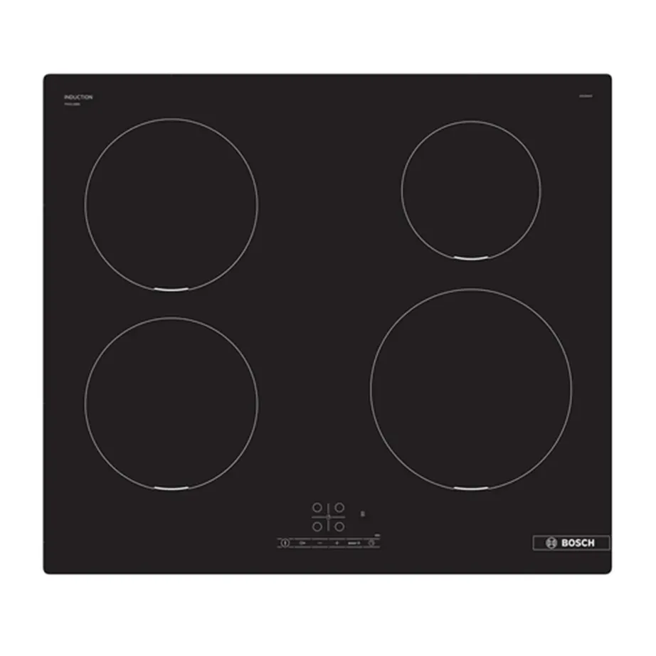 Bosch PIE611BB5E 56 cm must raamita induktsioonpliidiplaat 4 keedualaga