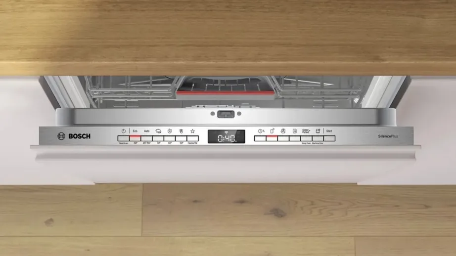 Bosch SMV4EMX71S integreeritav nõudepesumasin 60 cm valge, 14 nõudekomplektile, 6 programmi, AquaStop – 5