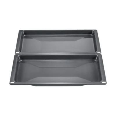 hall Bosch poolik ahjupann 2-osaline, hall metallpind