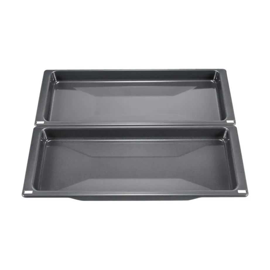 hall Bosch poolik ahjupann 2-osaline, hall metallpind