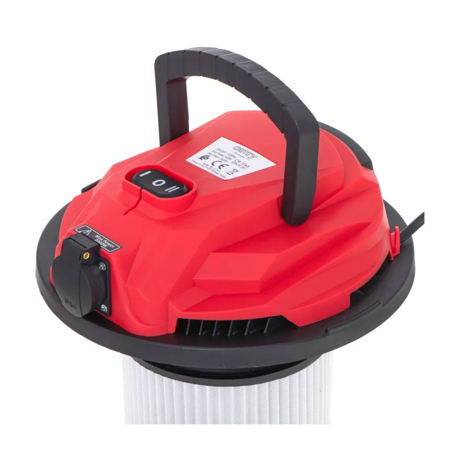 Camry CR 7045 punane/hõbedane professionaalne tööstuslik tolmuimeja 25 L HEPA filter 3400 W märg- ja kuivpuhastus – 13