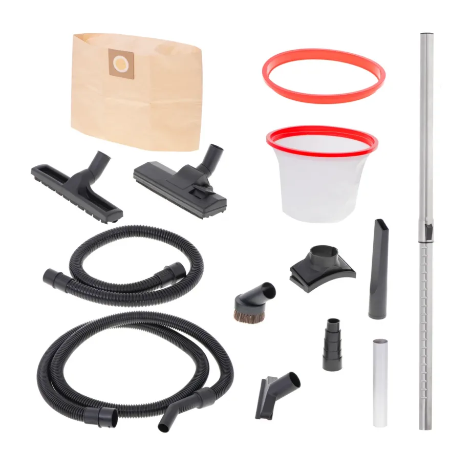 Camry CR 7045 punane/hõbedane professionaalne tööstuslik tolmuimeja 25 L HEPA filter 3400 W märg- ja kuivpuhastus – 9