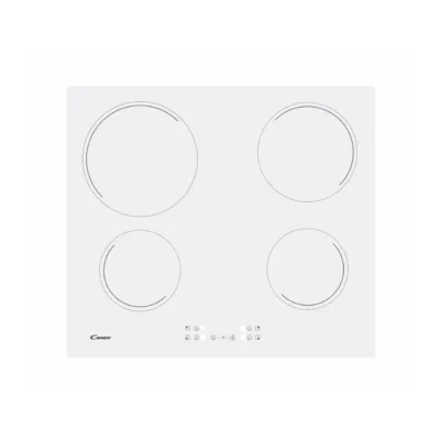 valge klaaskeraamiline pliidiplaat 4 tsooniga Candy CH64CCW