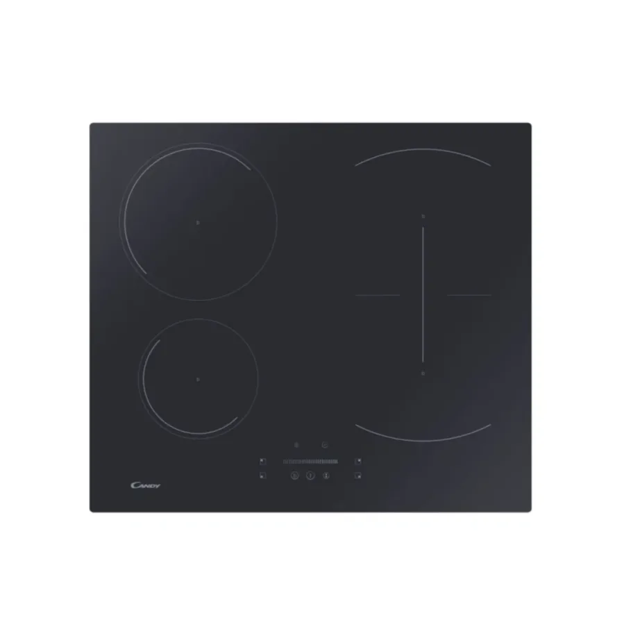 Candy CTP643C/YEP 59 cm must induktsioonpliidiplaat 4 keedualaga, taimeriga