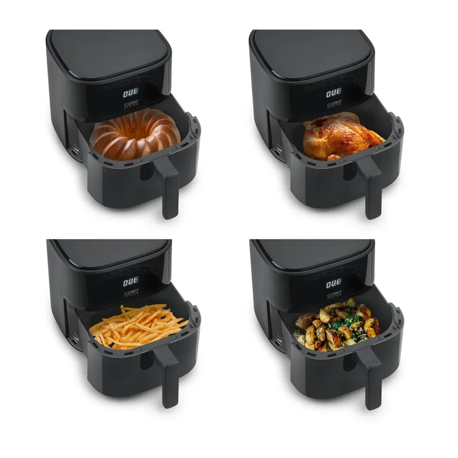Caso AirFry 6.0 must kuumaõhufritüür 6 L, 1700 W, 8 programmi, 28 cm – 8
