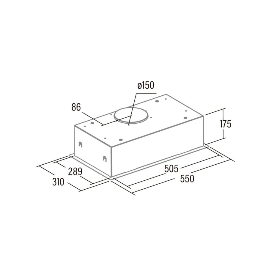 CATA GCB 55 X 55 cm roostevabast terasest integreeritav kubu LED-valgustuse ja mehaanilise juhtimisega – 4