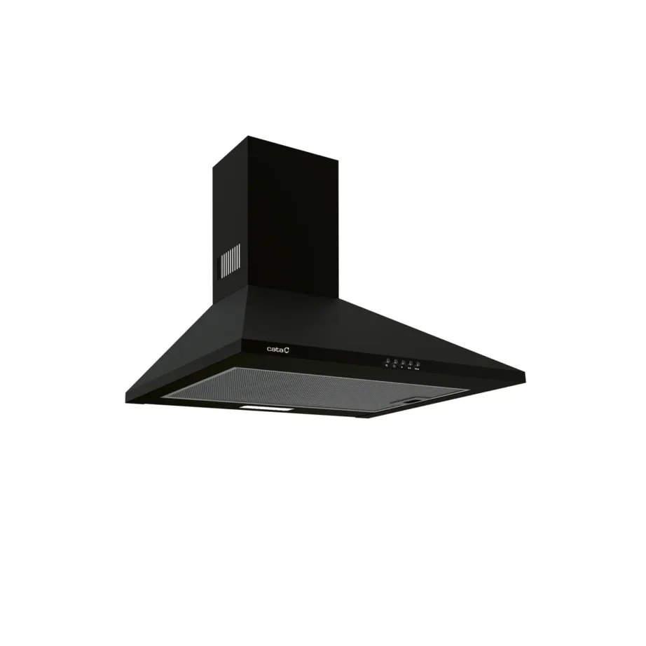 CATA OMEGA 600 BK must seinale paigaldatav õhupuhasti LED valgusega 60 cm - 2