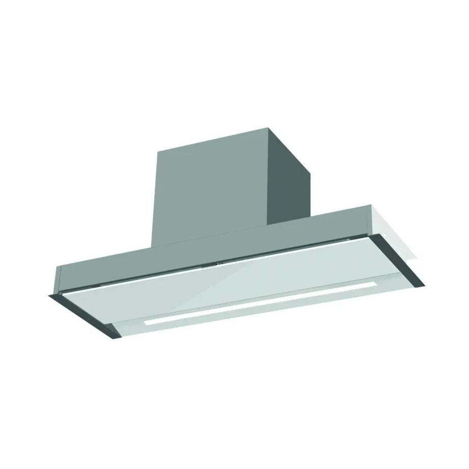 CATA RENOVA PURE AIR MNV90 GWH 90 cm roostevabast terasest õhupuhastiga kubu LED-valgustusega